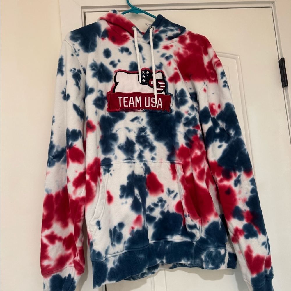 Hello Kitty x Team USA Tie-Dye Hoodie